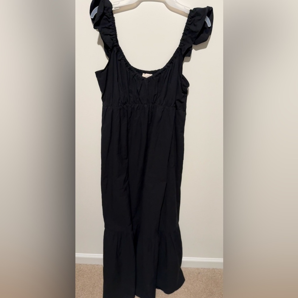 Universal Thread Black Ruffle Dress - Picture 2 of 3